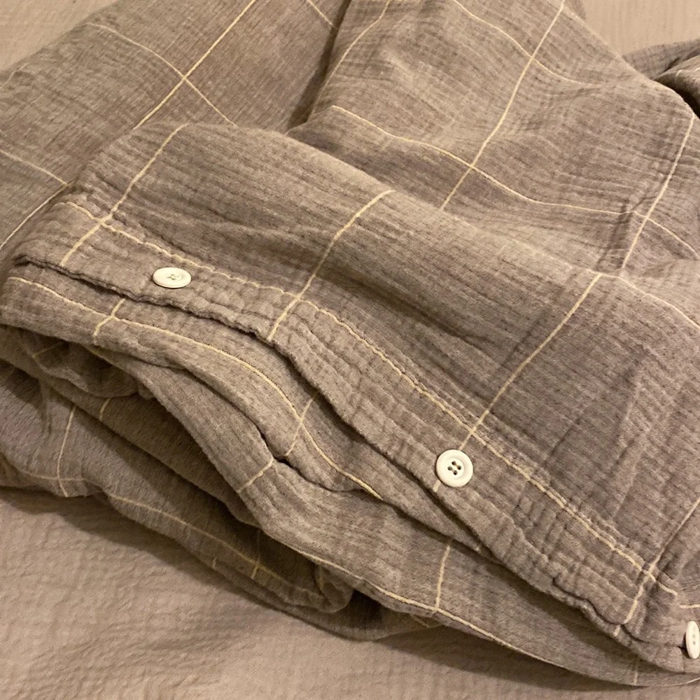Parachute Natural Cotton Fabric Duvet Cover & One Pillowcase.